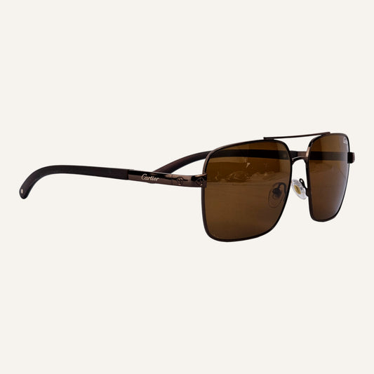 High Aviators - Cartier - Brown - CA25811