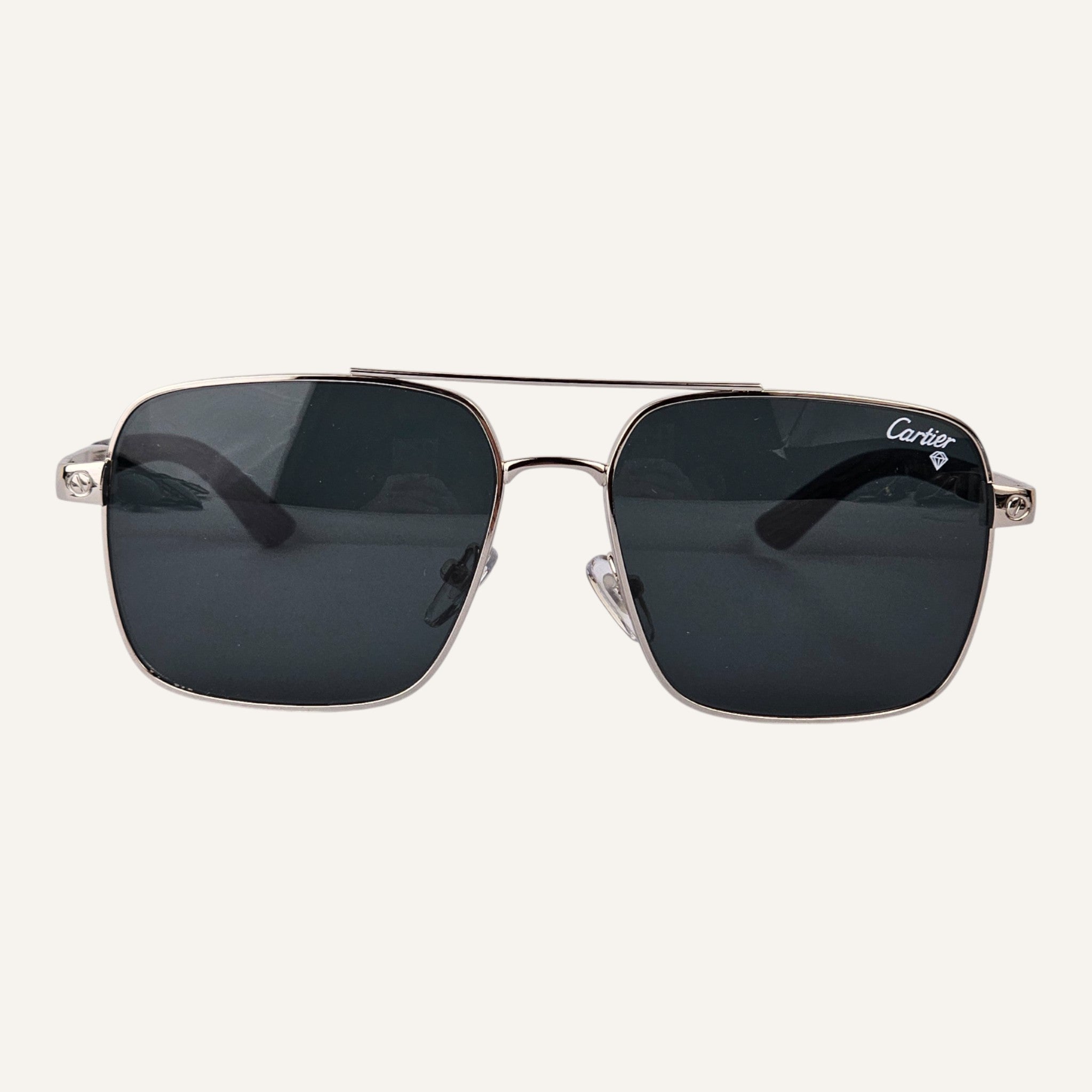 High Aviators - Cartier - Silver/Black - CA25811