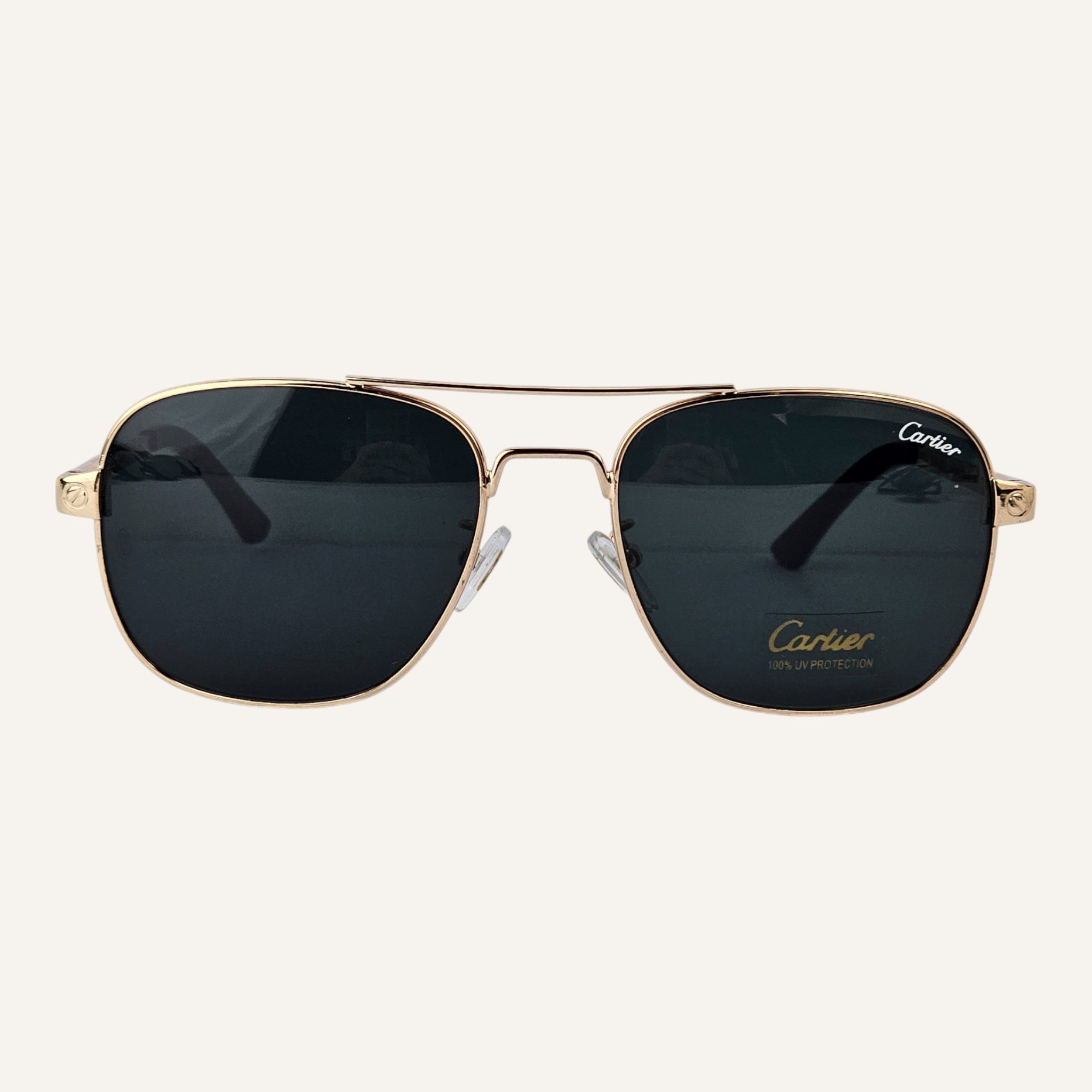 Aviator - Cartier - Gold/Black - T8200603 - Unisex