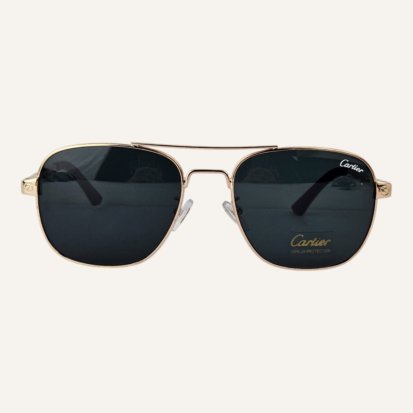 Aviator - Cartier - Gold/Black - T8200603 - Unisex