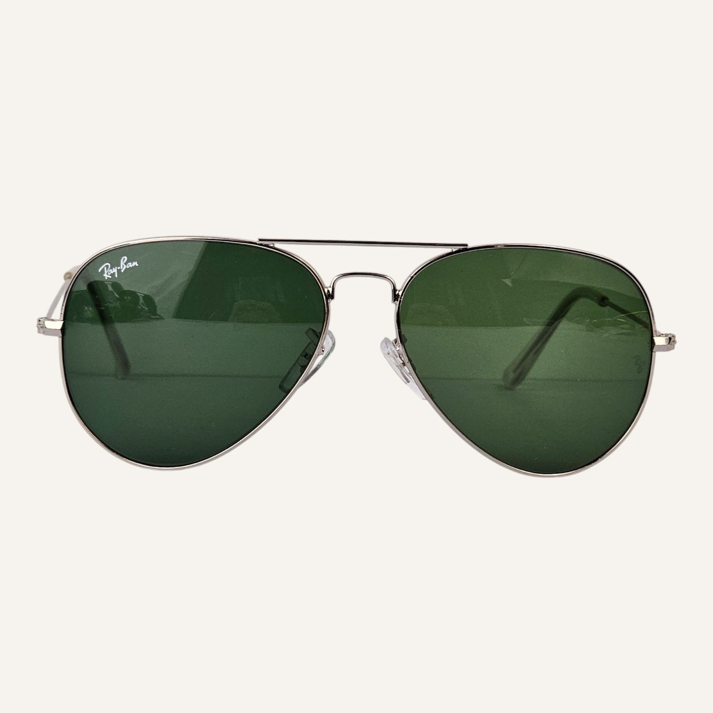 Classic Aviators - RB - 3025 - Silver/Green- Unisex