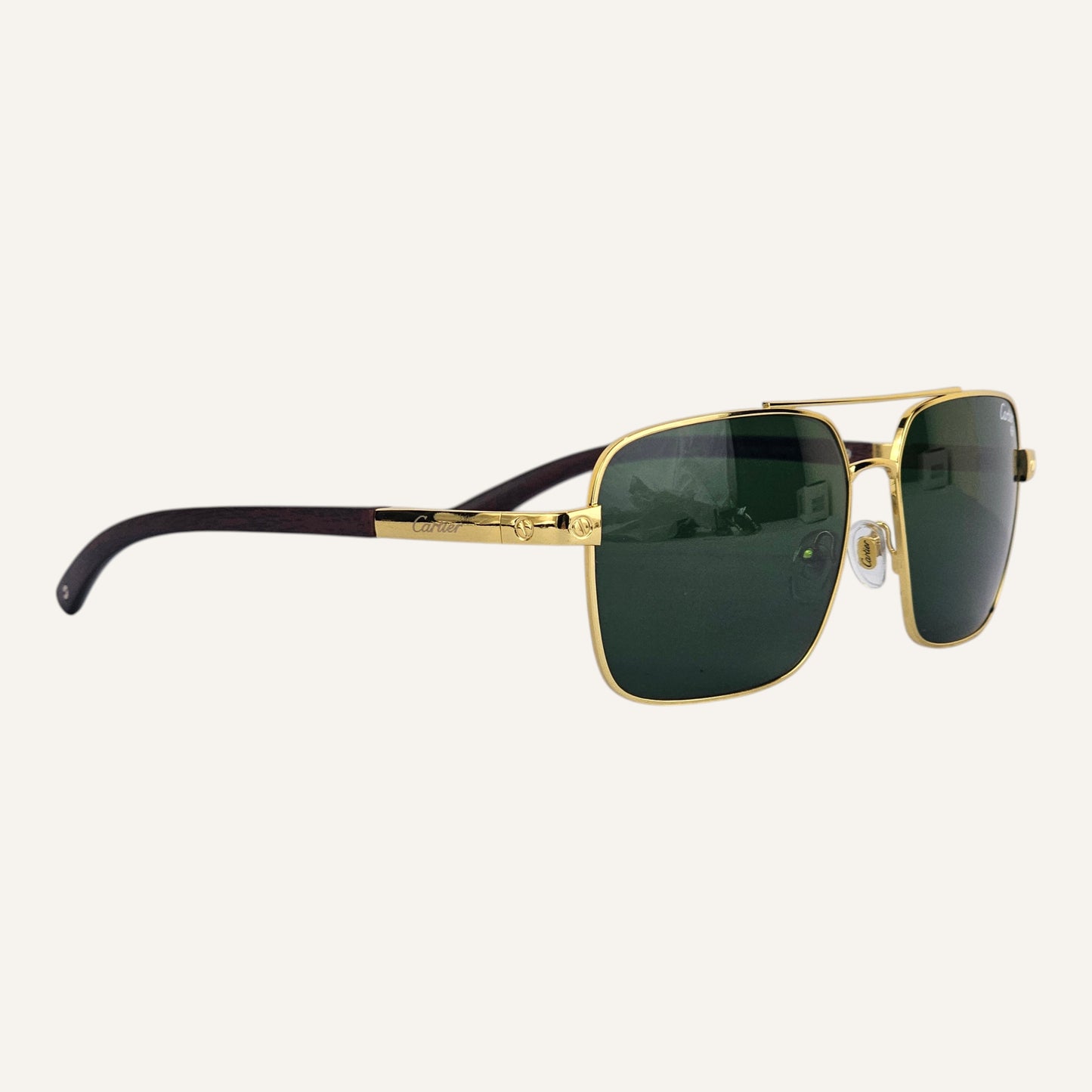 High Aviators - Cartier - Gold/Green - CA25811