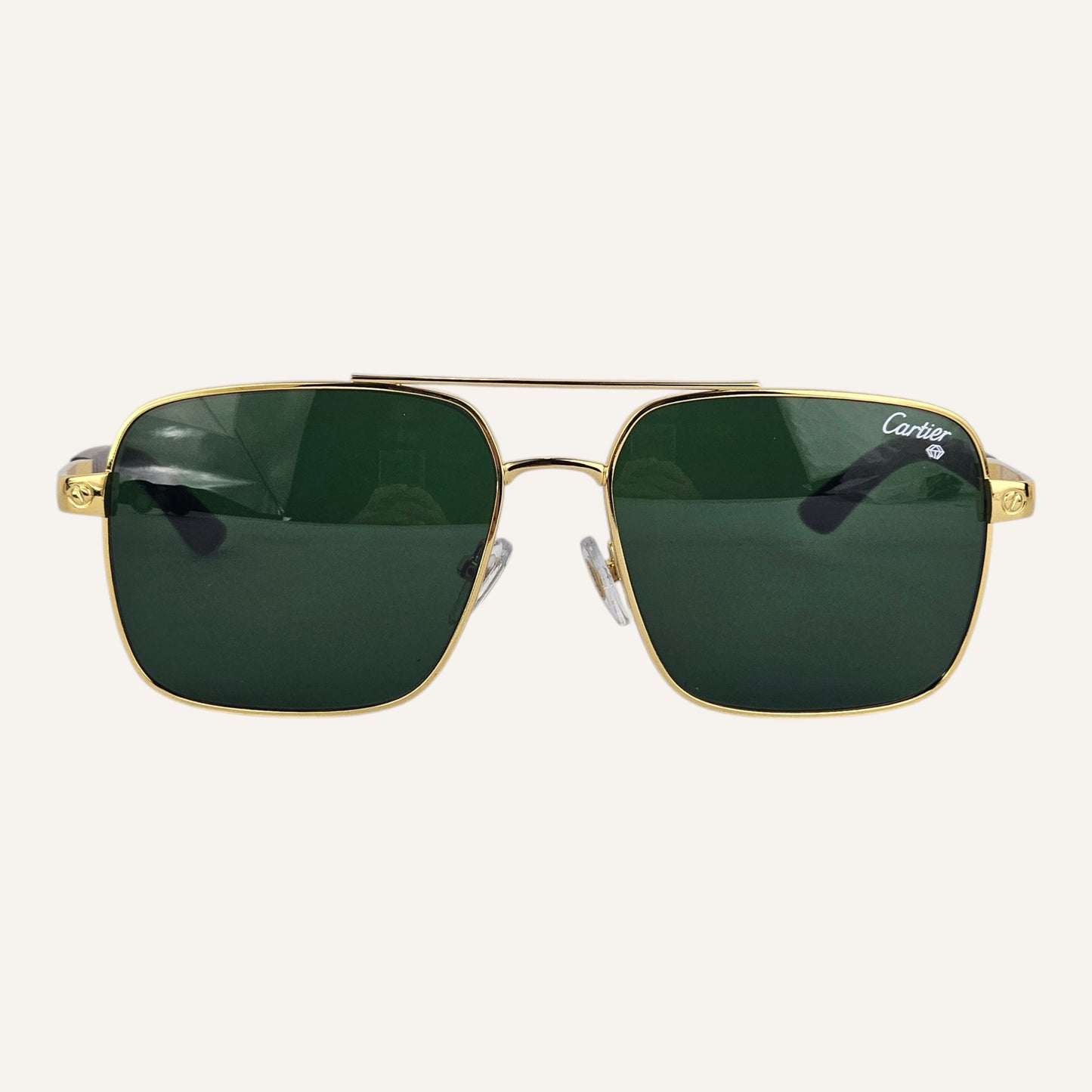 High Aviators - Cartier - Gold/Green - CA25811