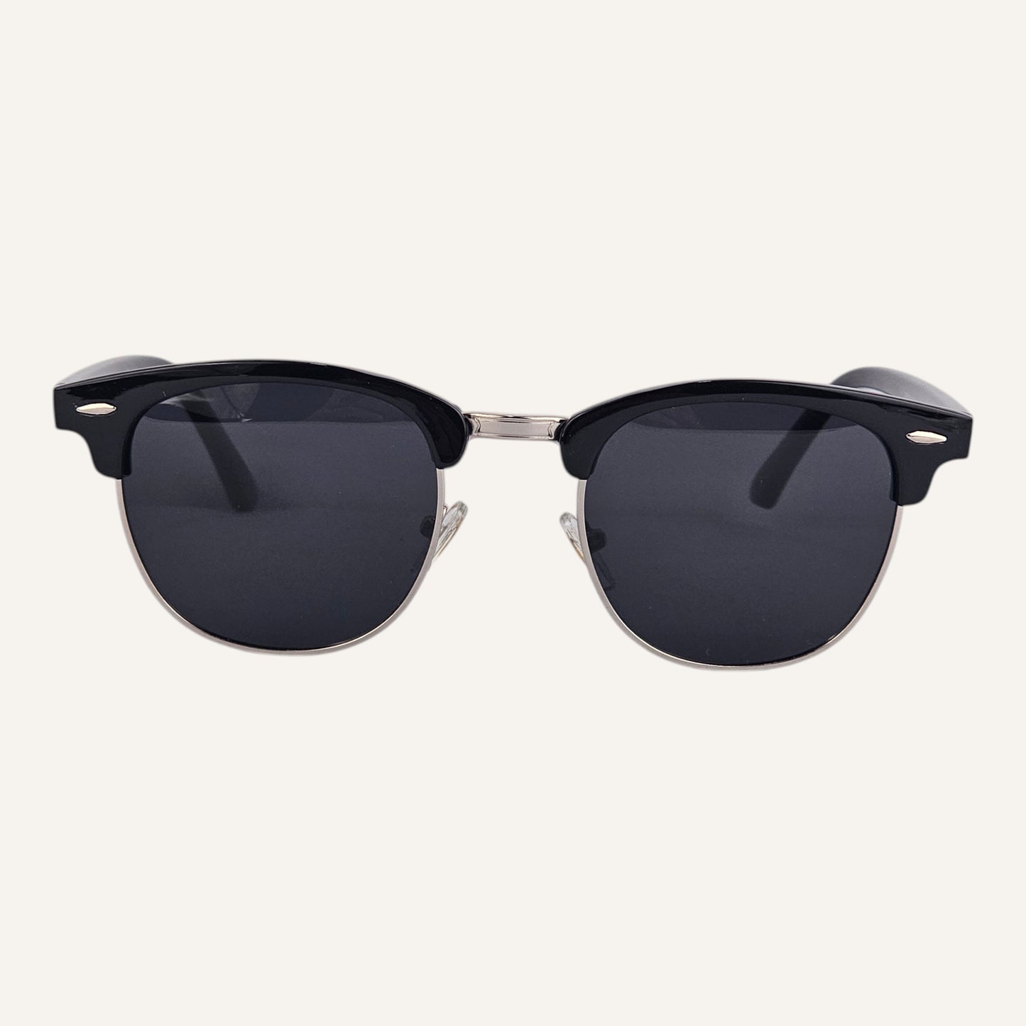 Club Master Round - RB - 3016 - Silver/Black (Polarised) - Unisex