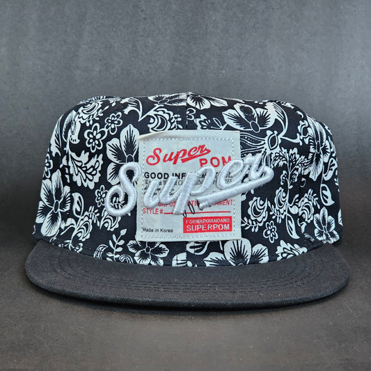 Super POM - White/Black - Snapback