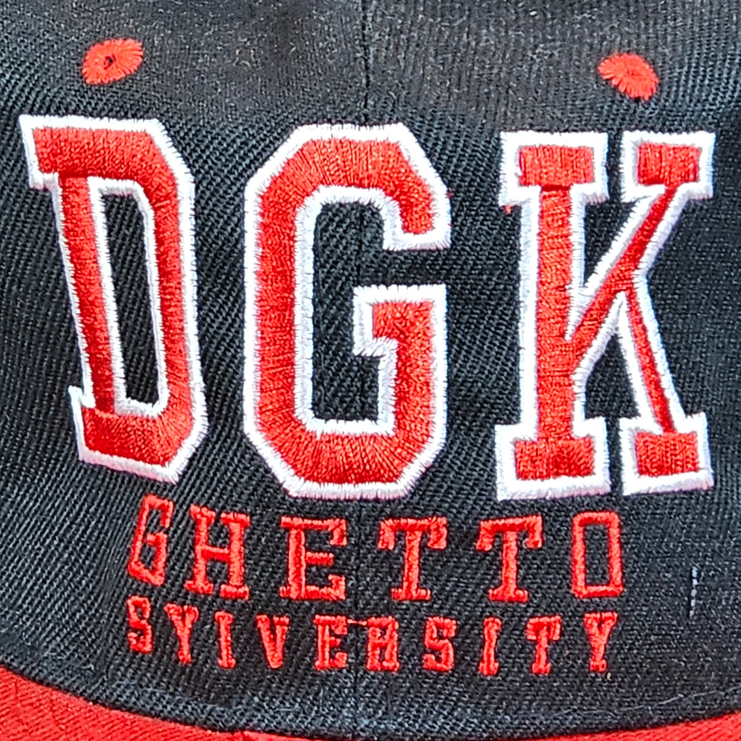 DGK Ghetto - Black/Red - Snapback (LIMITED)
