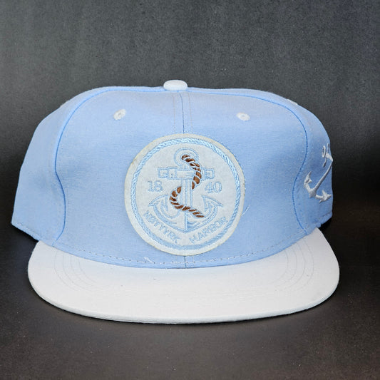 New York Harbor - White/Blue - Snapback (LIMITED)