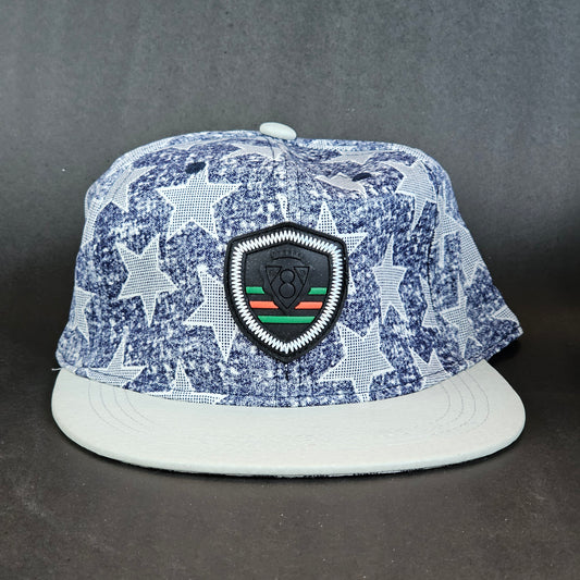 Star 8 - White/Blue - Snapback