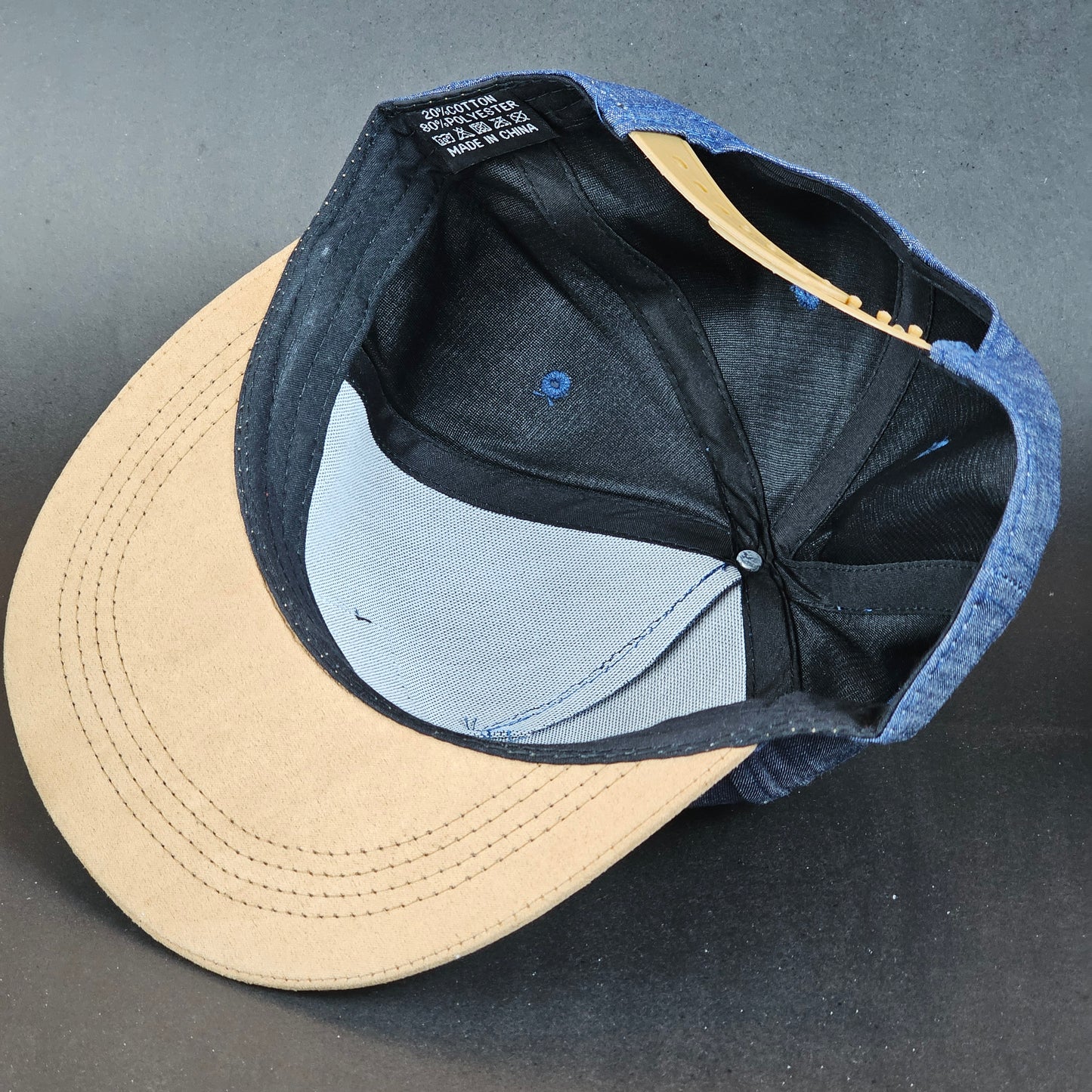 Denim - Beige/Blue - Snapback