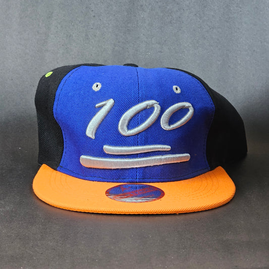 Keep it 100 - Black/Blue - Snapback