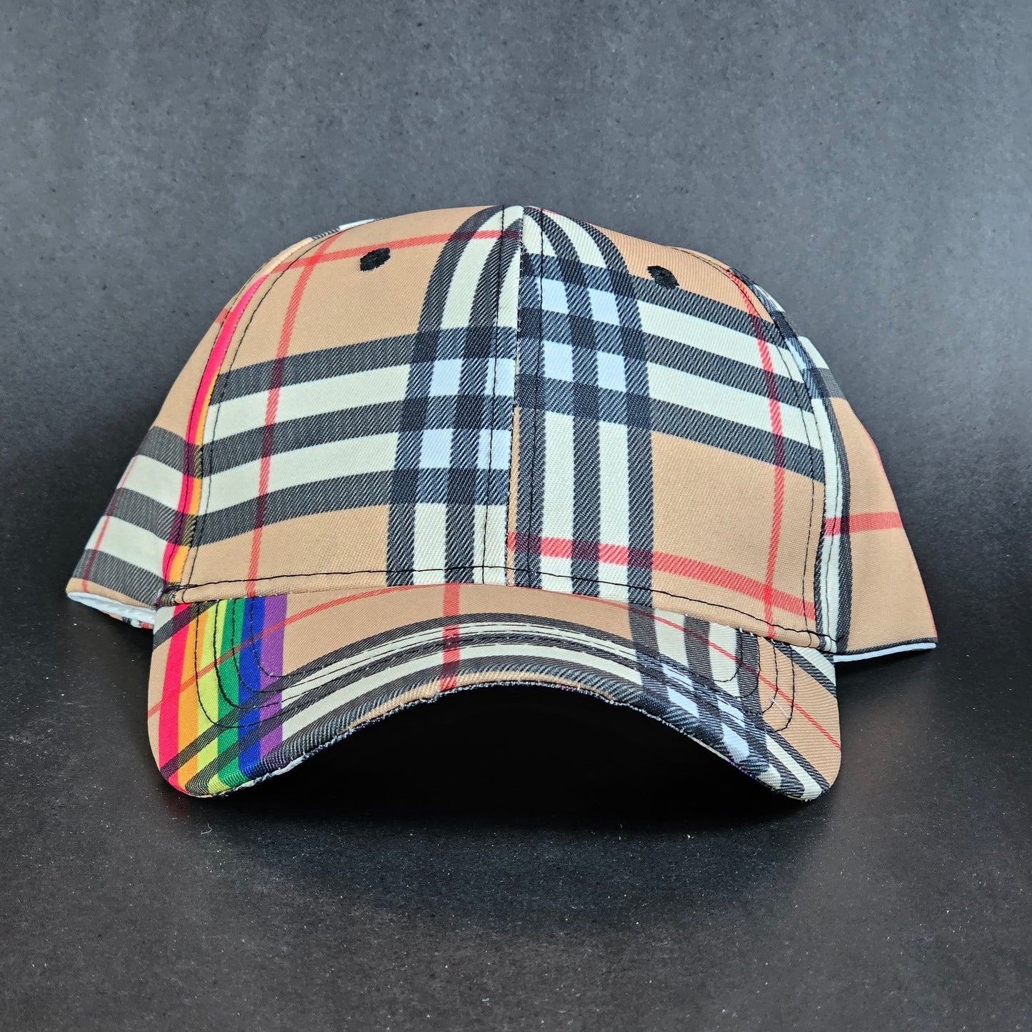 Flannel - Beige - Latch Cap