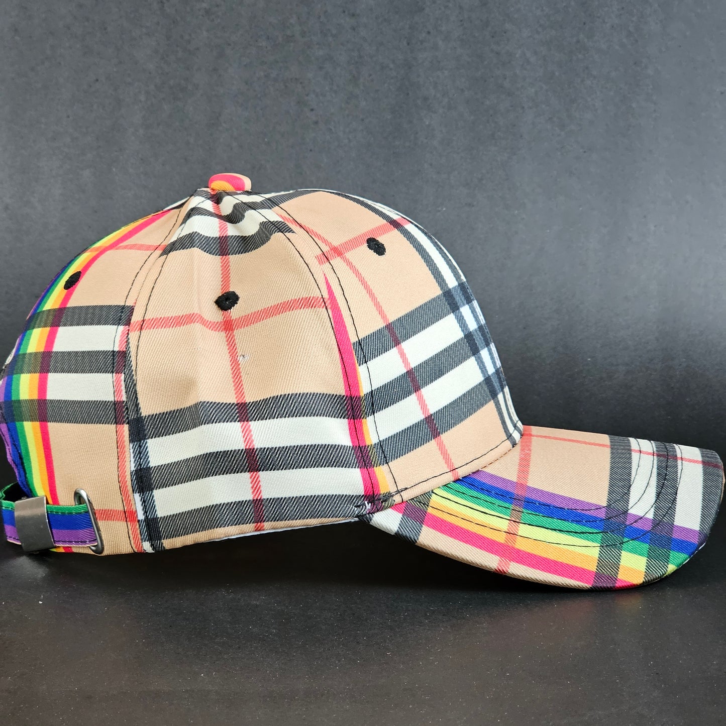 Flannel - Beige - Latch Cap