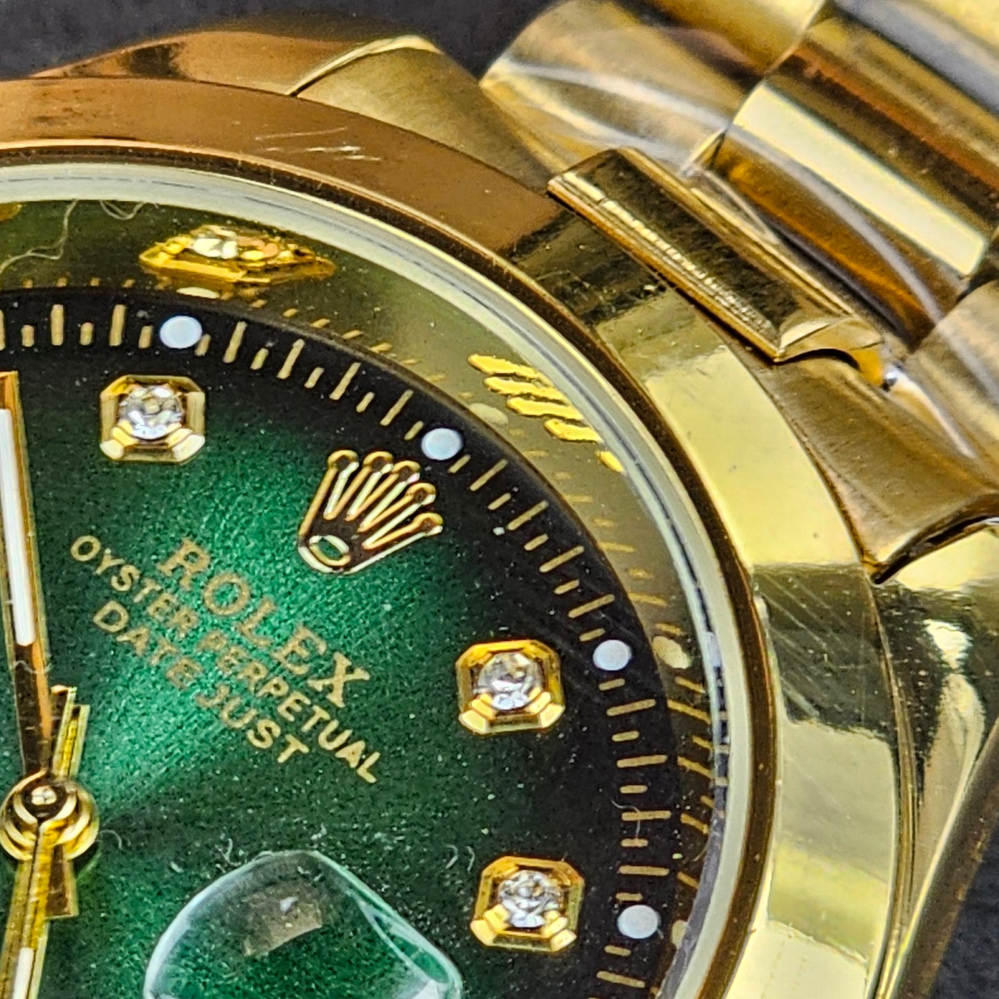 Rolex Oyster Perpetual - Gold - Gold Metal Chain