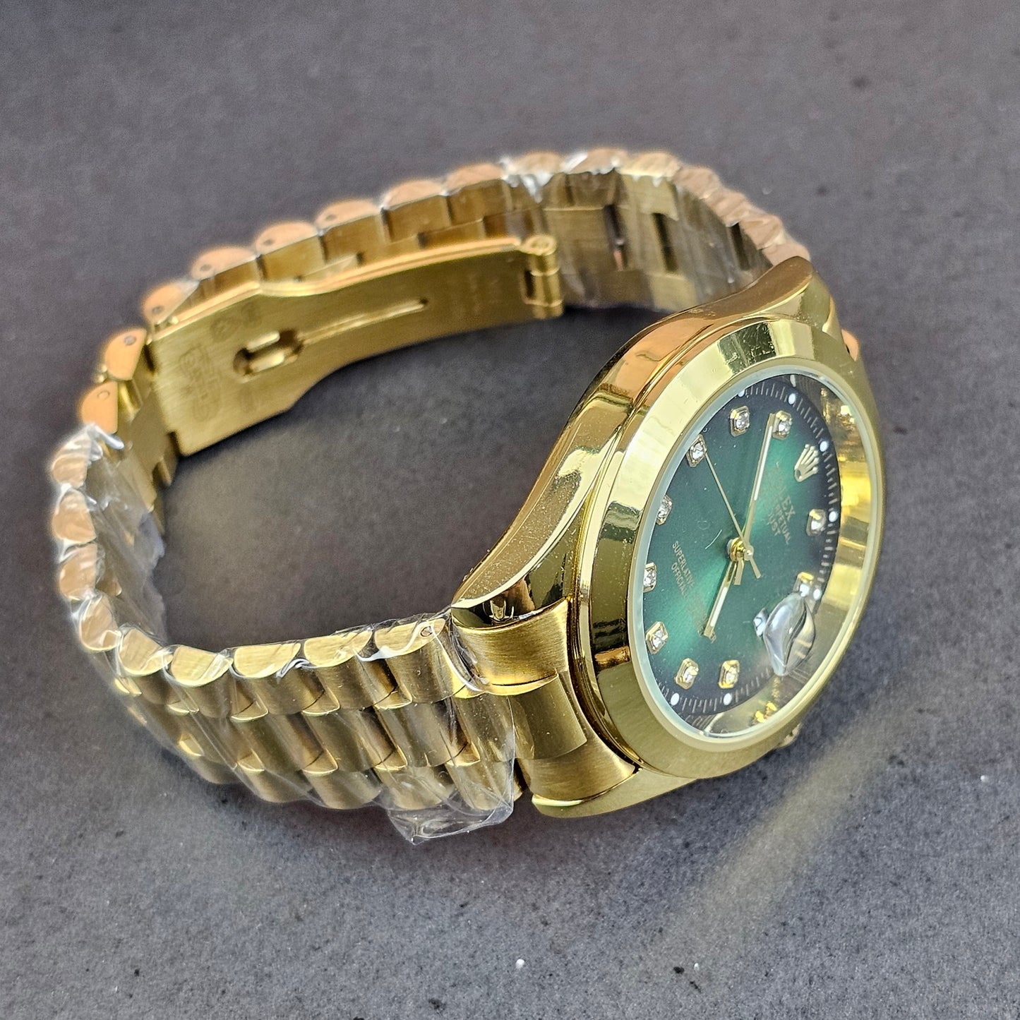 Rolex Oyster Perpetual - Gold - Gold Metal Chain