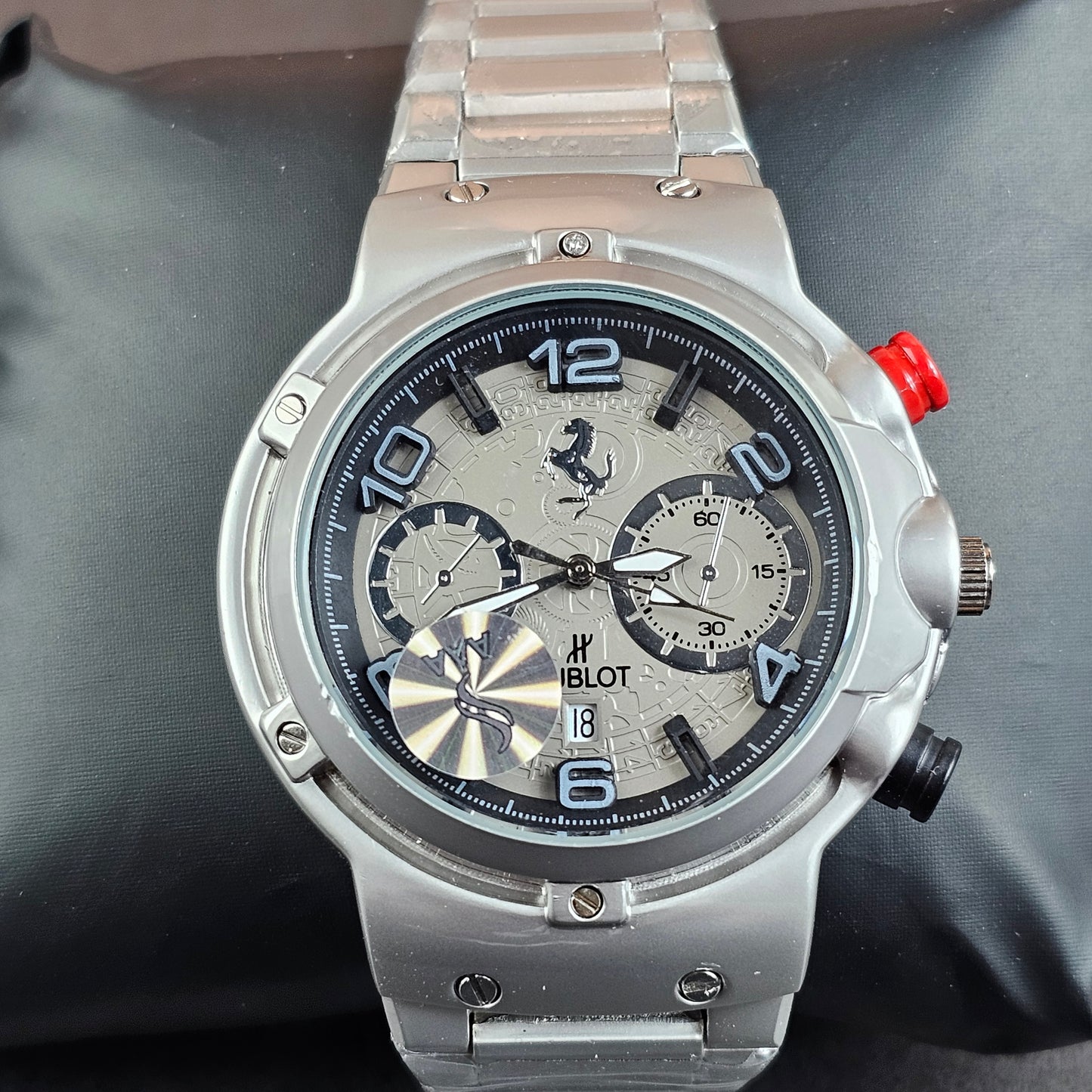 Hublot x Ferrari - Silver - Silver Metal Chain