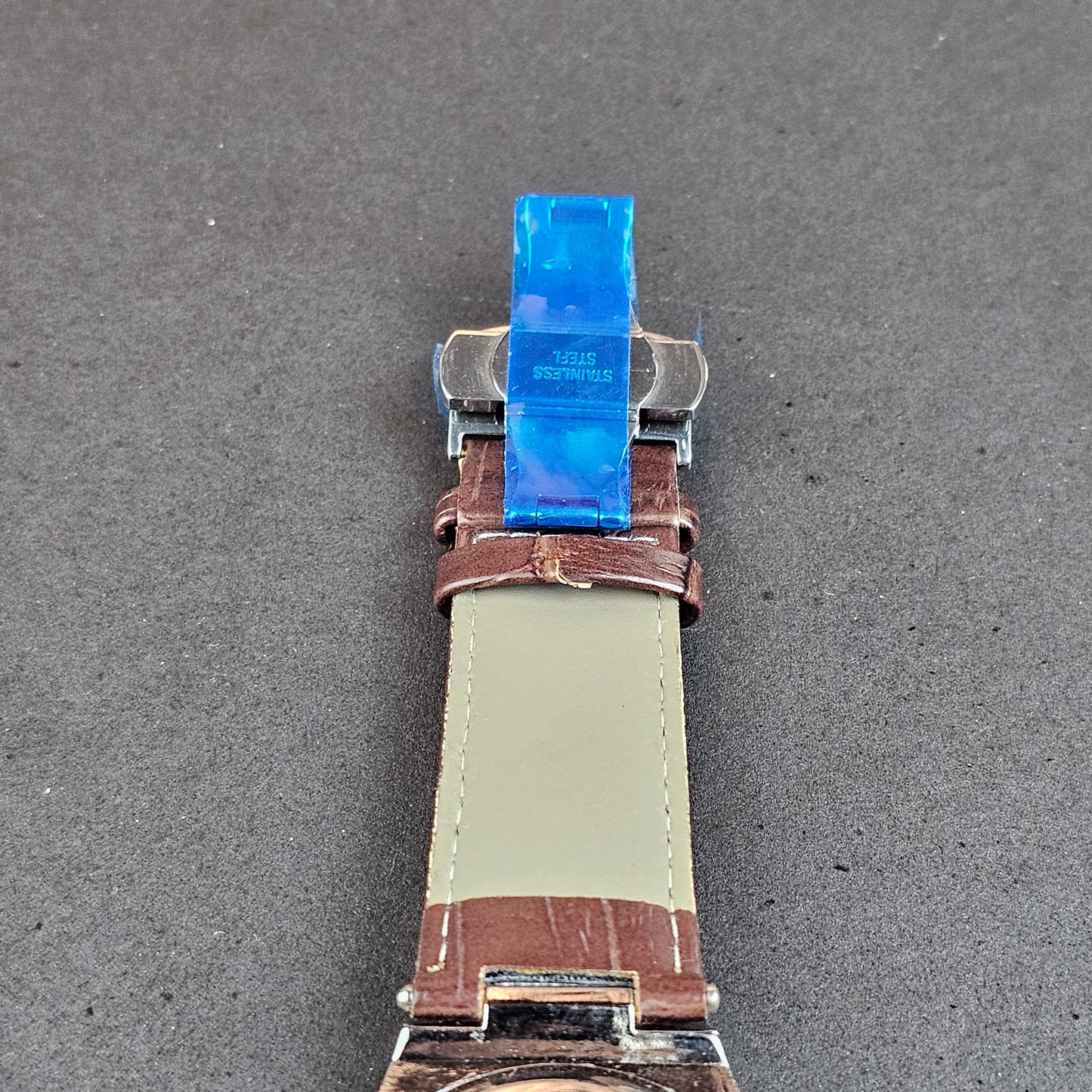 Patek Philippe - Silver - Brown Leather Strap