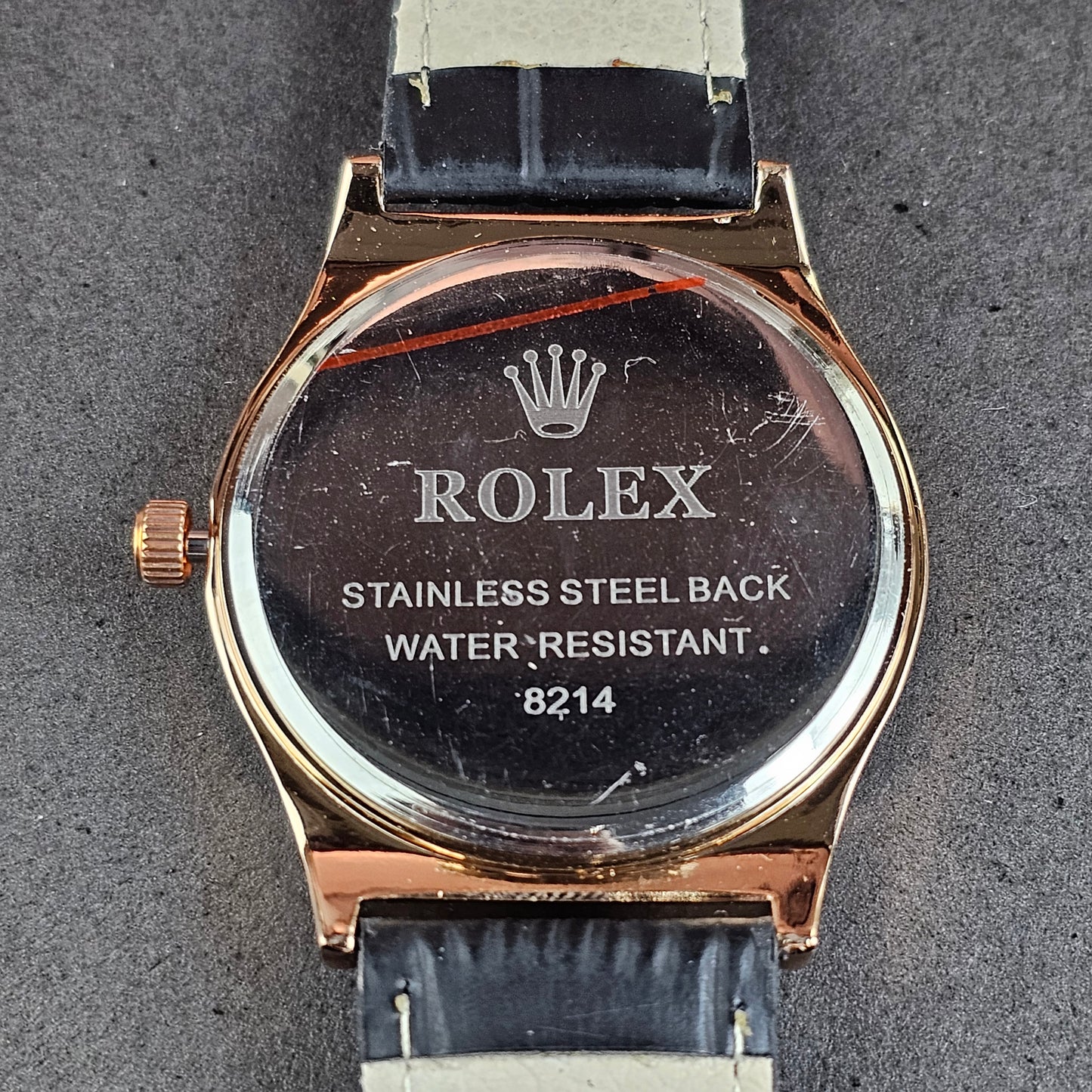 Rolex - Daytona - Gold - Black Genuine Leather Strap