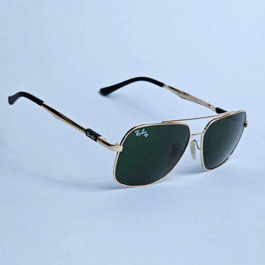 Strike Rectangle - RB - 4668 -  Gold - Unisex