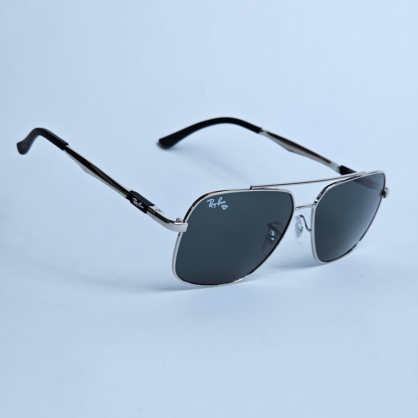 Strike Rectangle - RB - 4668 -  Silver/Black - Unisex