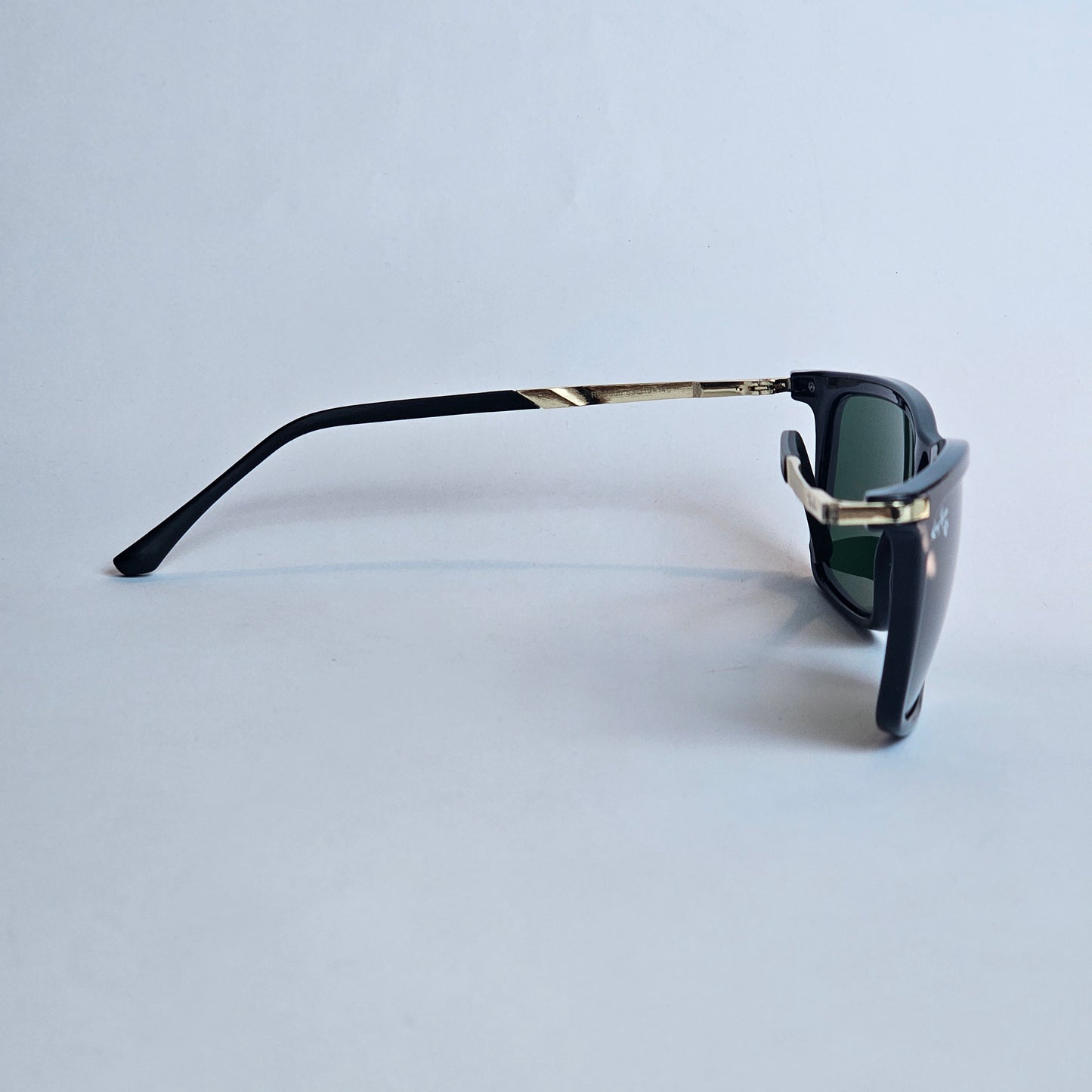 Metal Wayfarer Textured - RB - 3566 - Gold