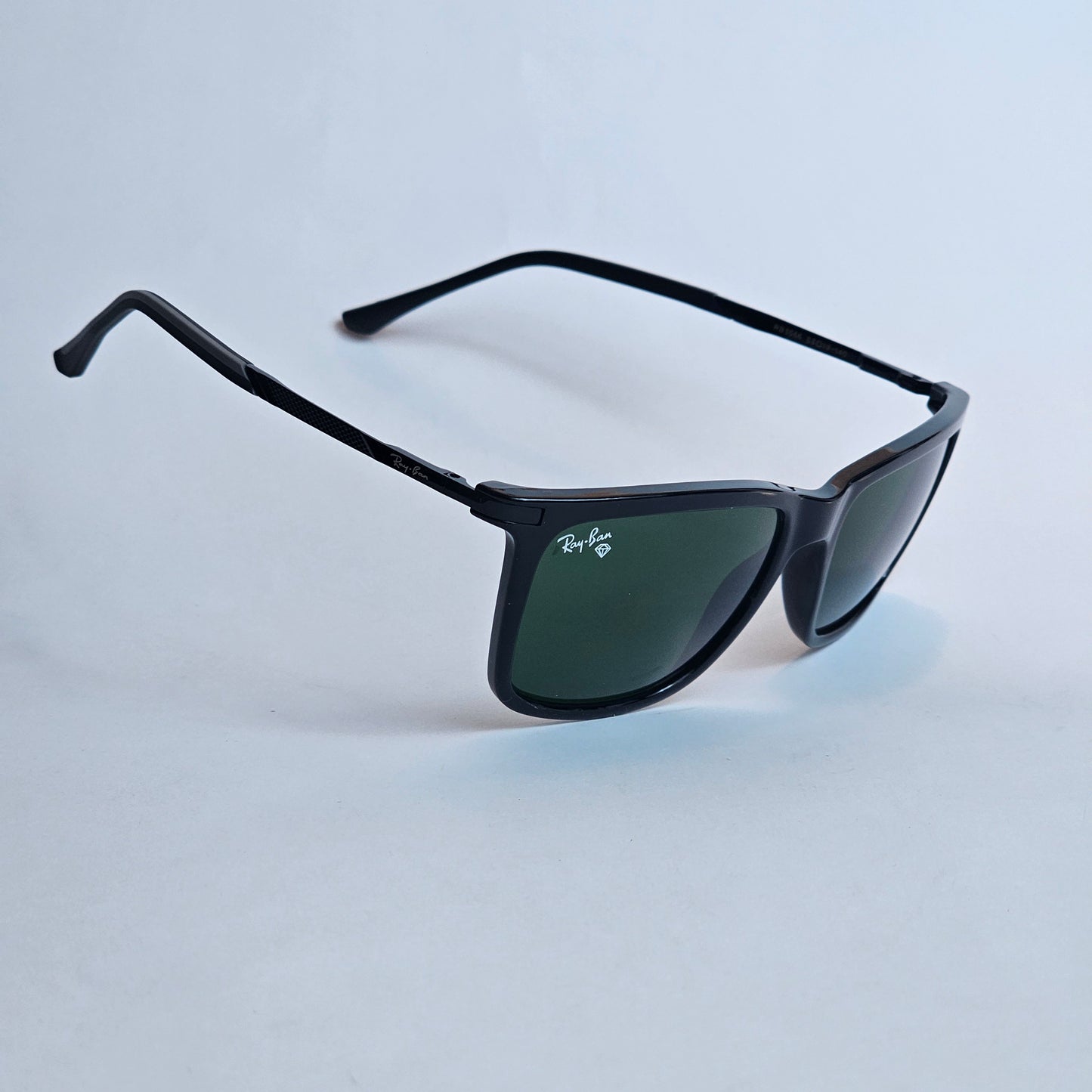 Metal Wayfarer Textured - RB - 3566 - Black