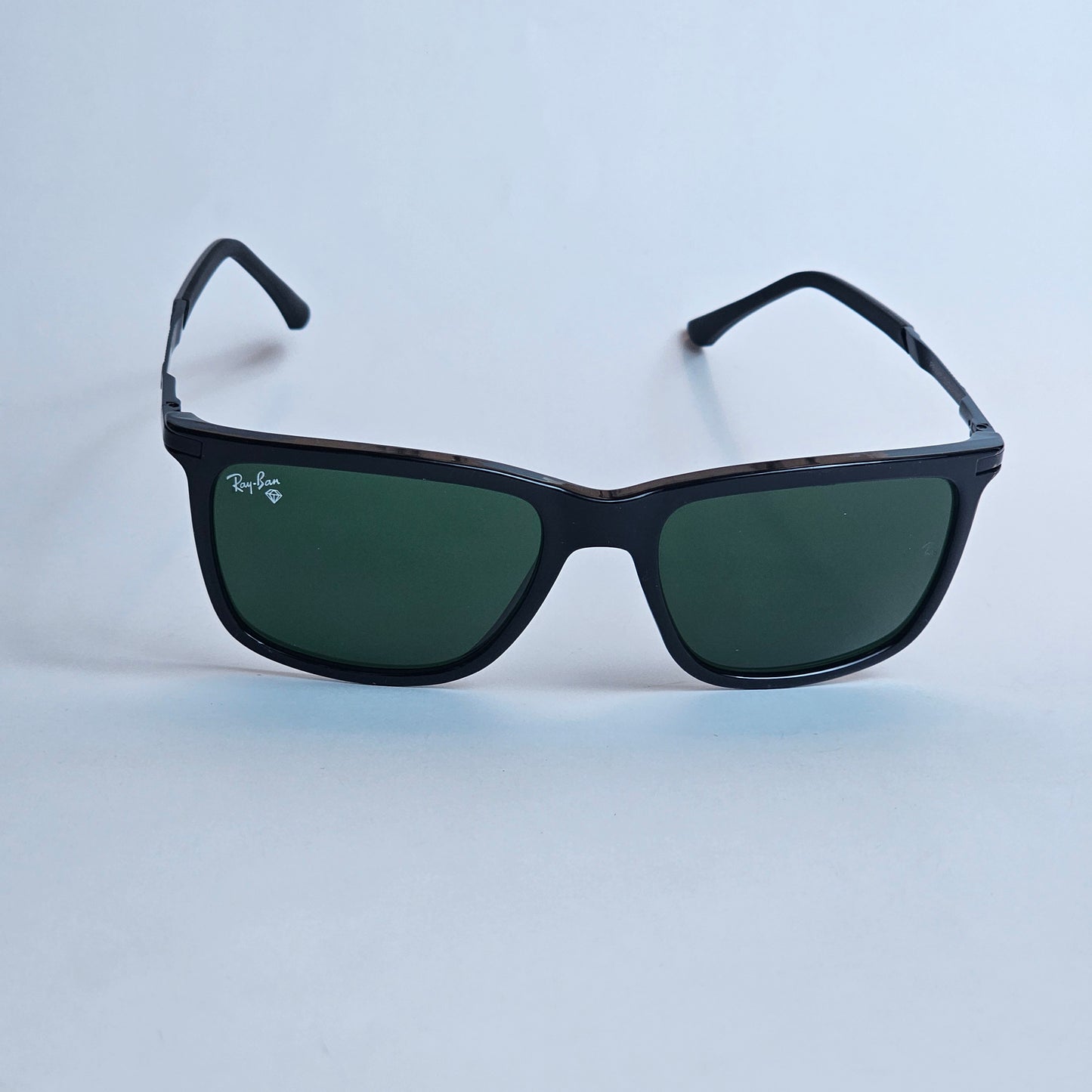 Metal Wayfarer Textured - RB - 3566 - Black