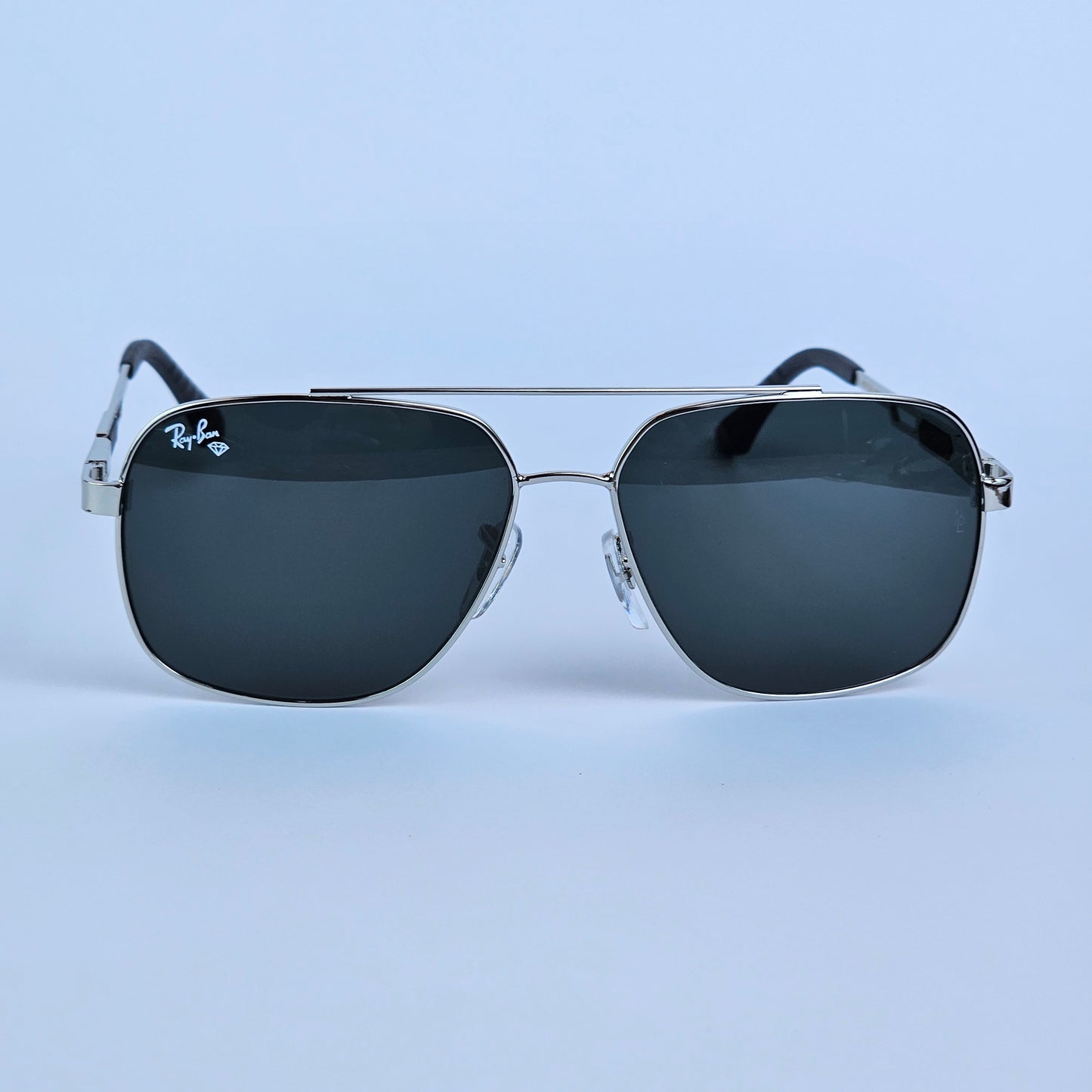Skeleton Aviators - RB - 5728 -  Silver/Black lens - Unisex