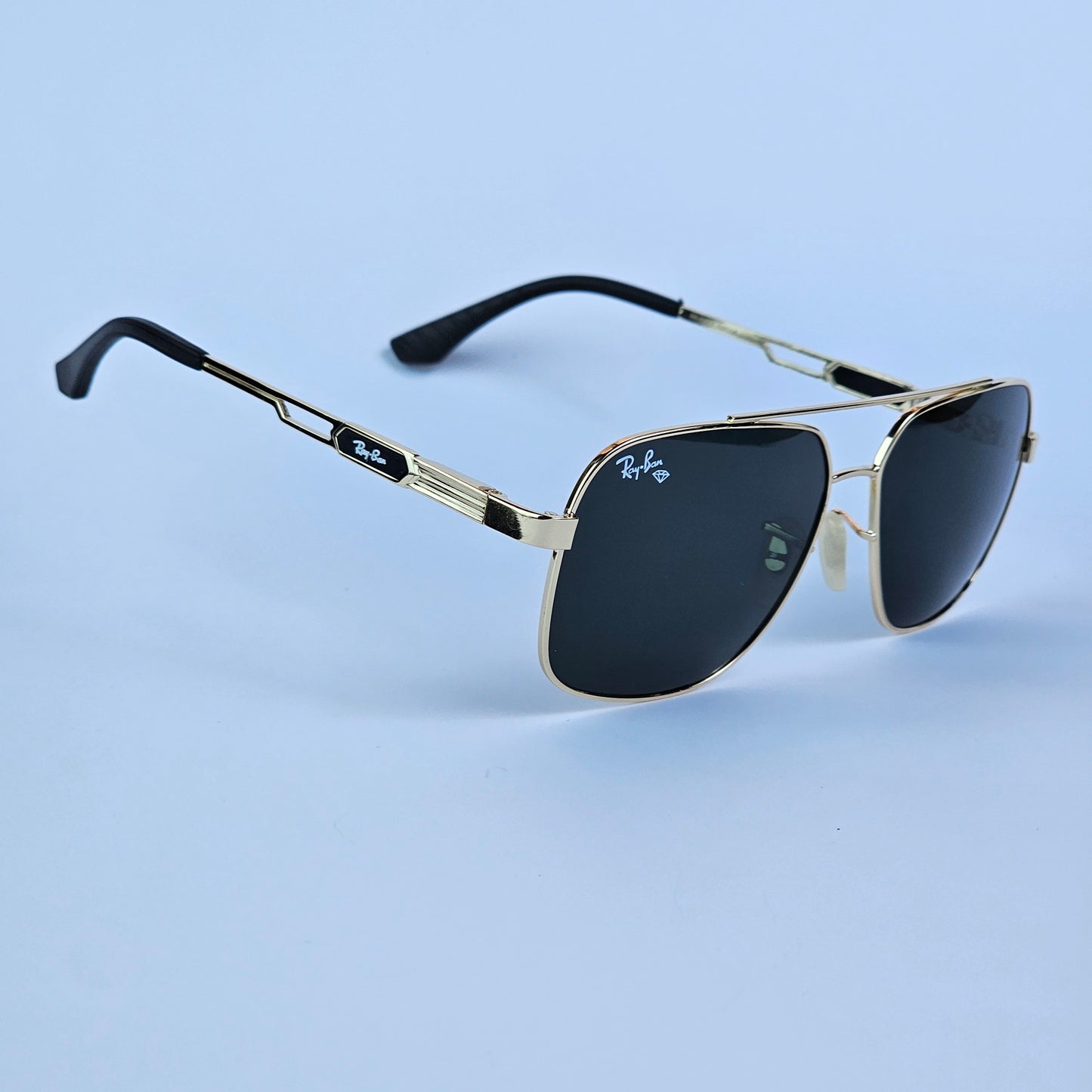 Skeleton Aviators - RB - 5728 -  Gold/Black lens - Unisex