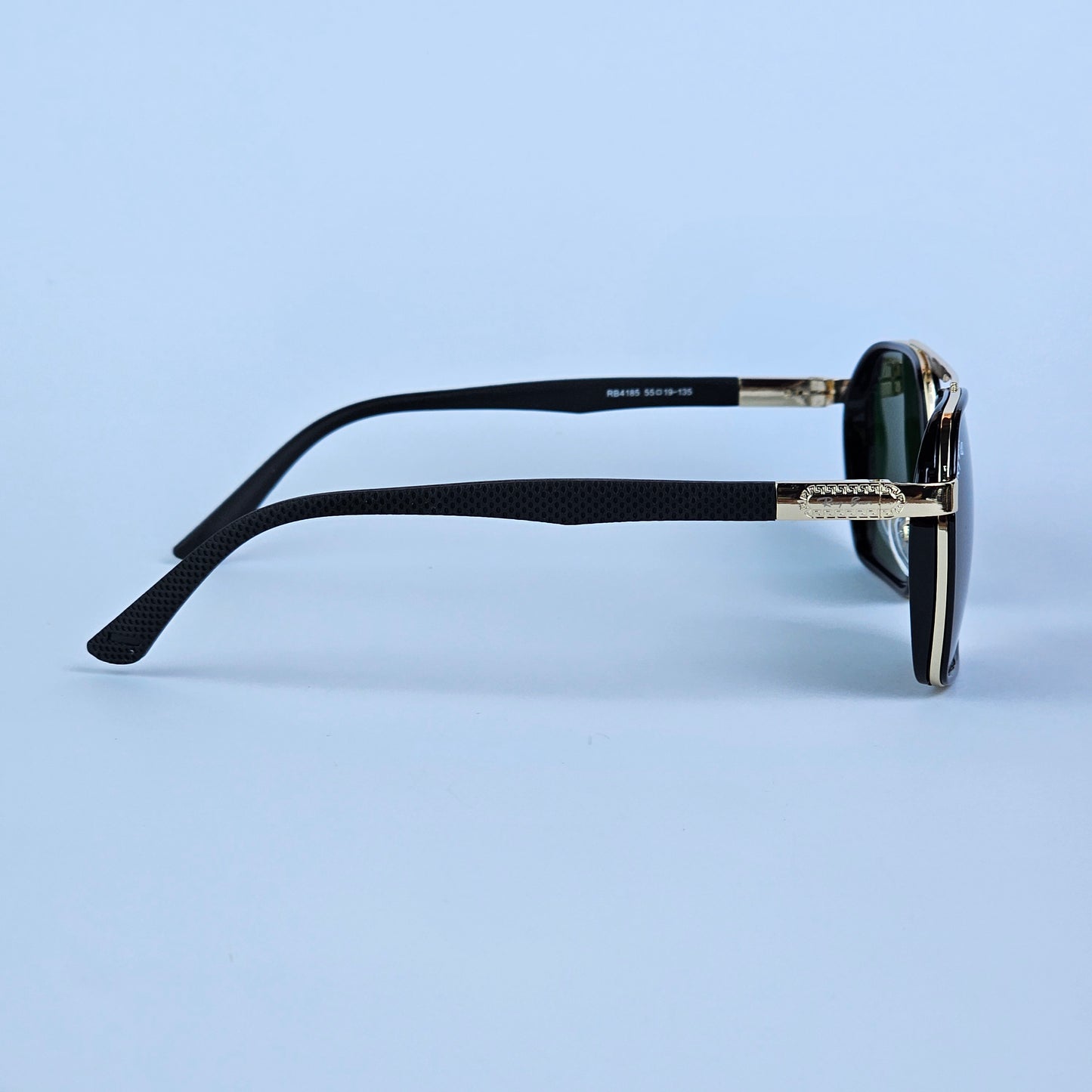 Notch Aviators - RB - 4185 -  Gold/Green - Unisex
