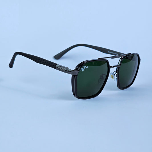 Notch Aviators - RB - 4185 -  Gun Metal/Green - Unisex
