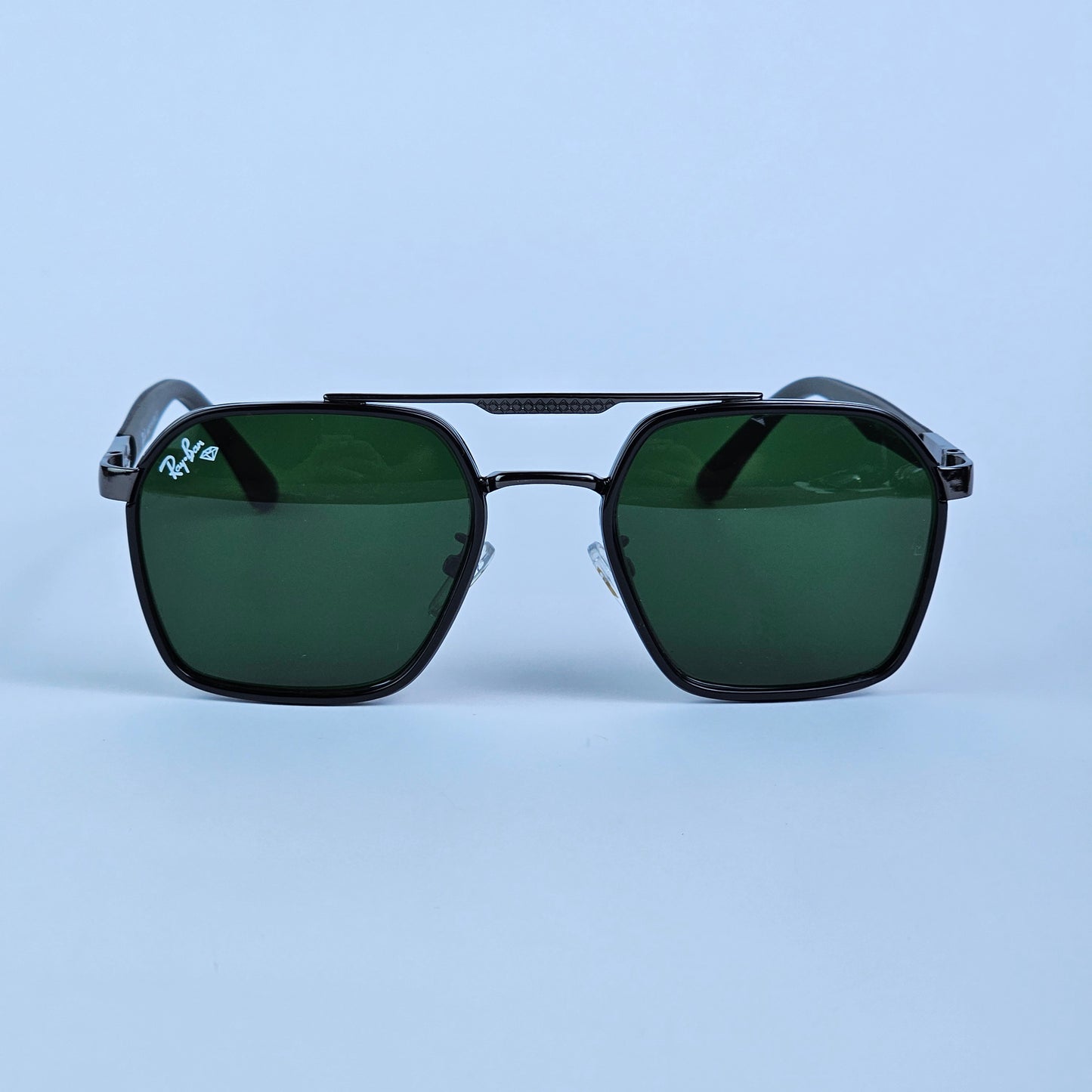 Notch Aviators - RB - 4185 -  Gun Metal/Green - Unisex
