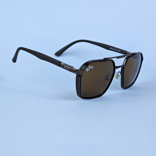 Notch Aviators - RB - 4185 -  Brown - Unisex