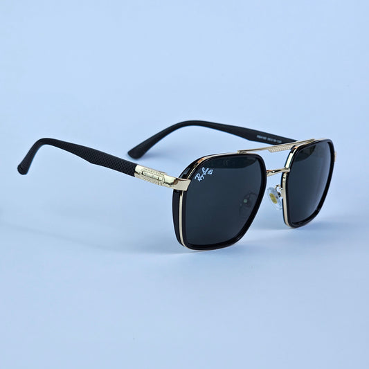 Notch Aviators - RB - 4185 -  Gold/Black - Unisex