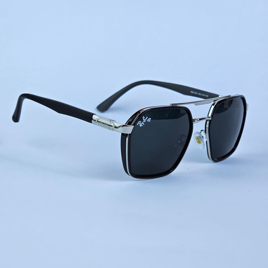 Notch Aviators - RB - 4185 - Silver/Black - Unisex