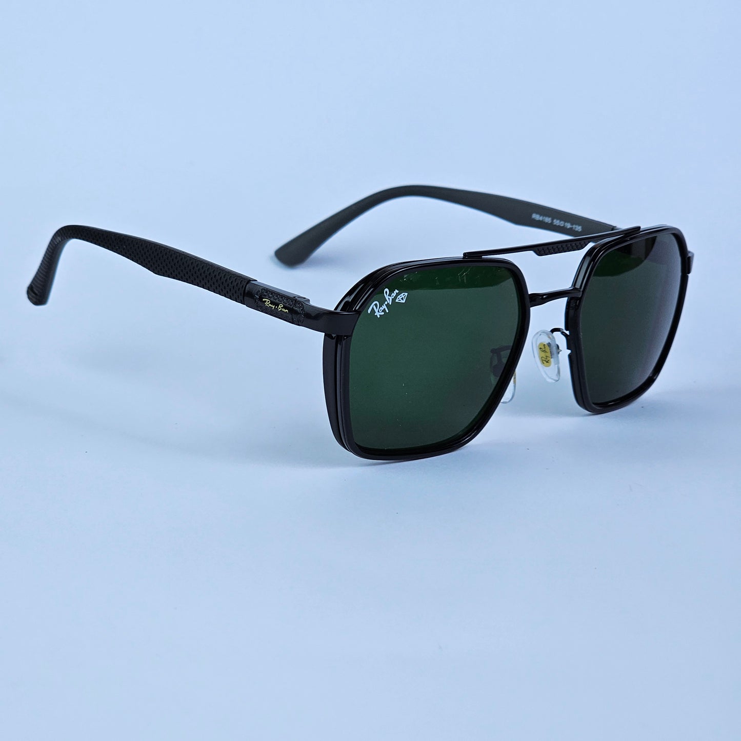 Notch Aviators - RB - 4185 - Black/Green - Unisex
