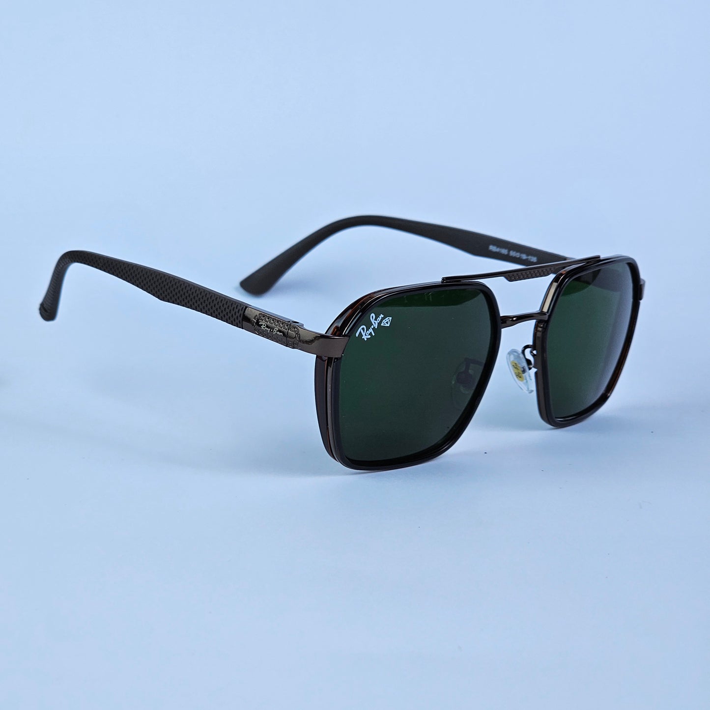 Notch Aviators - RB - 4185 - Brown/Green - Unisex