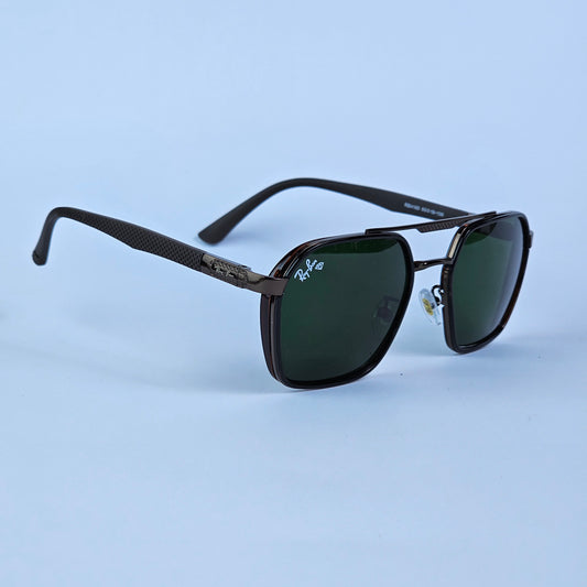 Notch Aviators - RB - 4185 - Brown/Green - Unisex