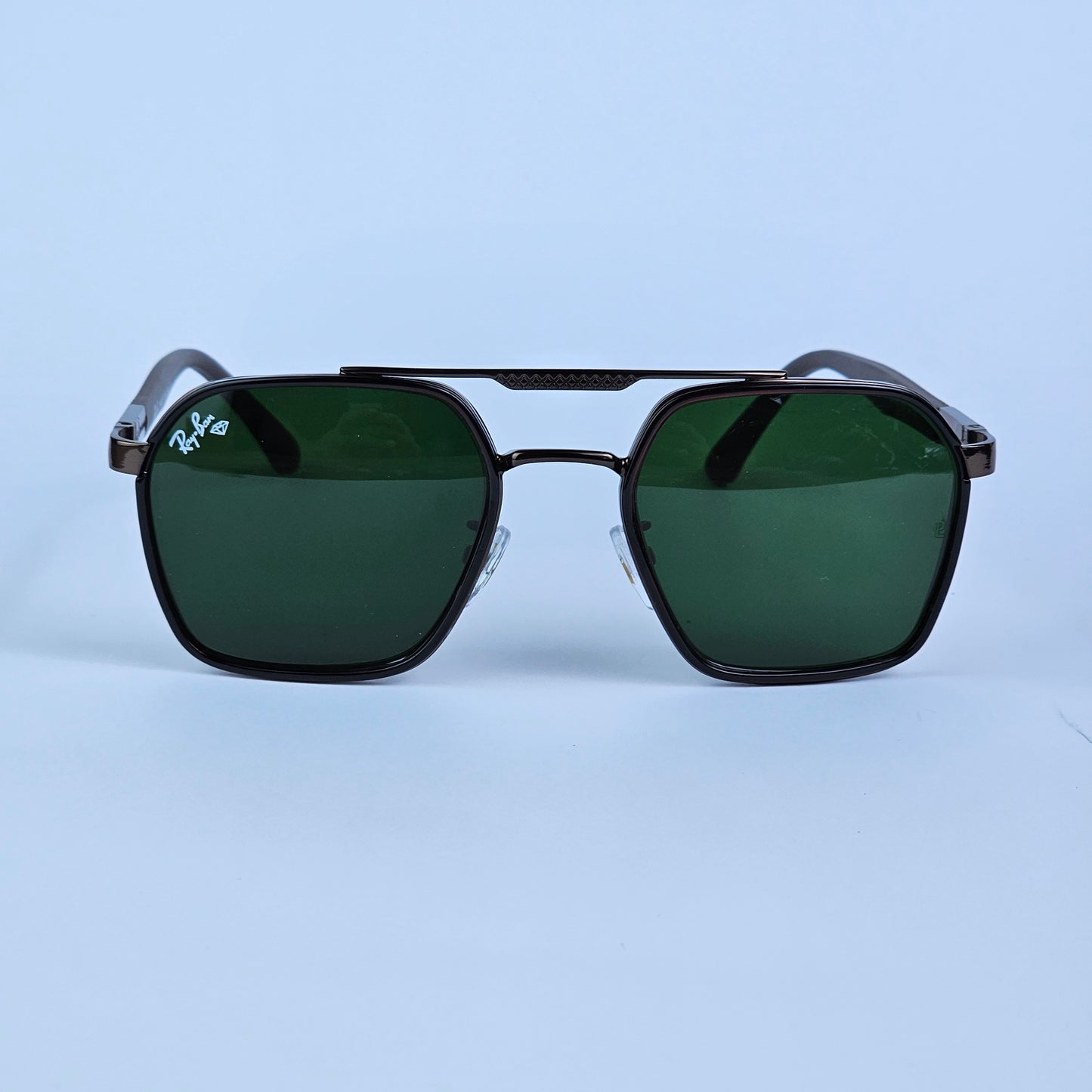 Notch Aviators - RB - 4185 - Brown/Green - Unisex