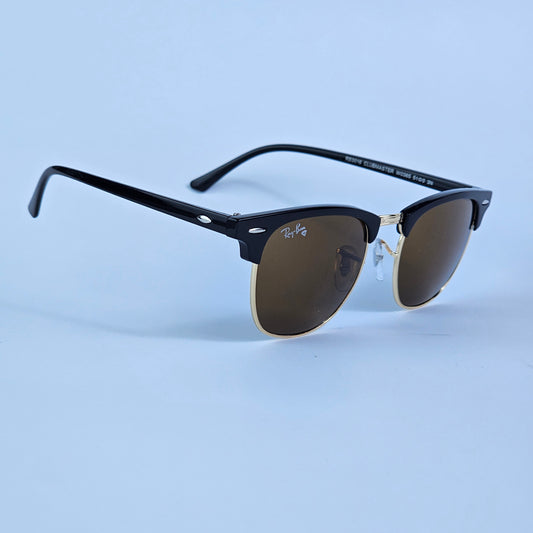 Classic Club Master (GLASS LENS) - RB - 3016 - Gold/Brown - Unisex