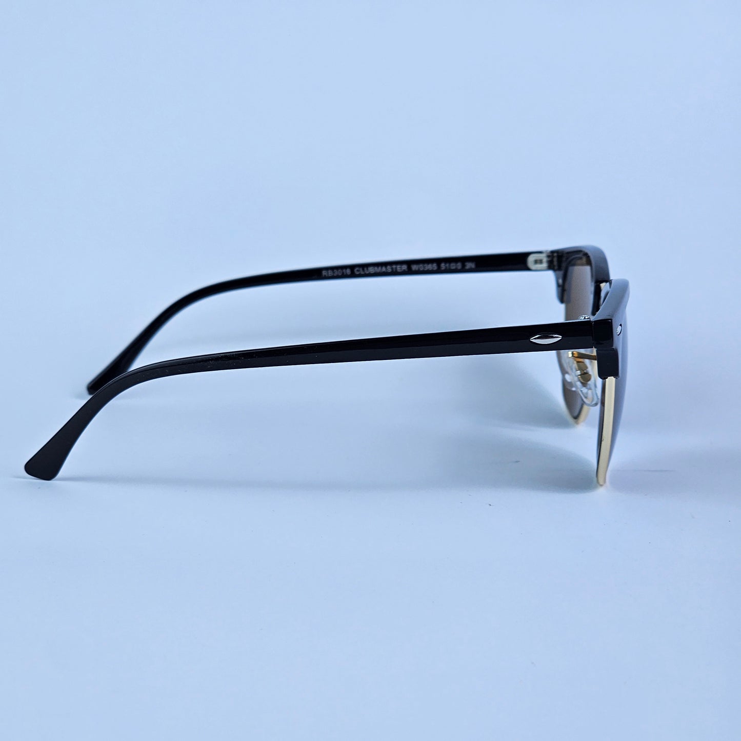 Classic Club Master (GLASS LENS) - RB - 3016 - Black/Brown - Unisex