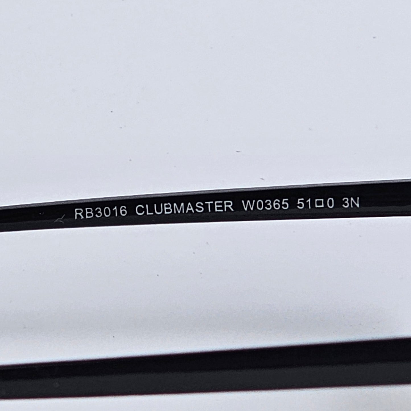 Classic Club Master (GLASS LENS) - RB - 3016 - Black/Brown - Unisex