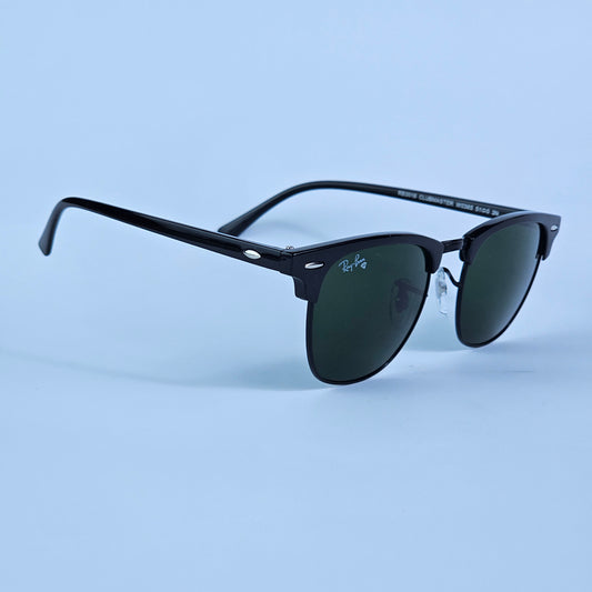 Classic Club Master (GLASS LENS) - RB - 3016 - Black/Green - Unisex