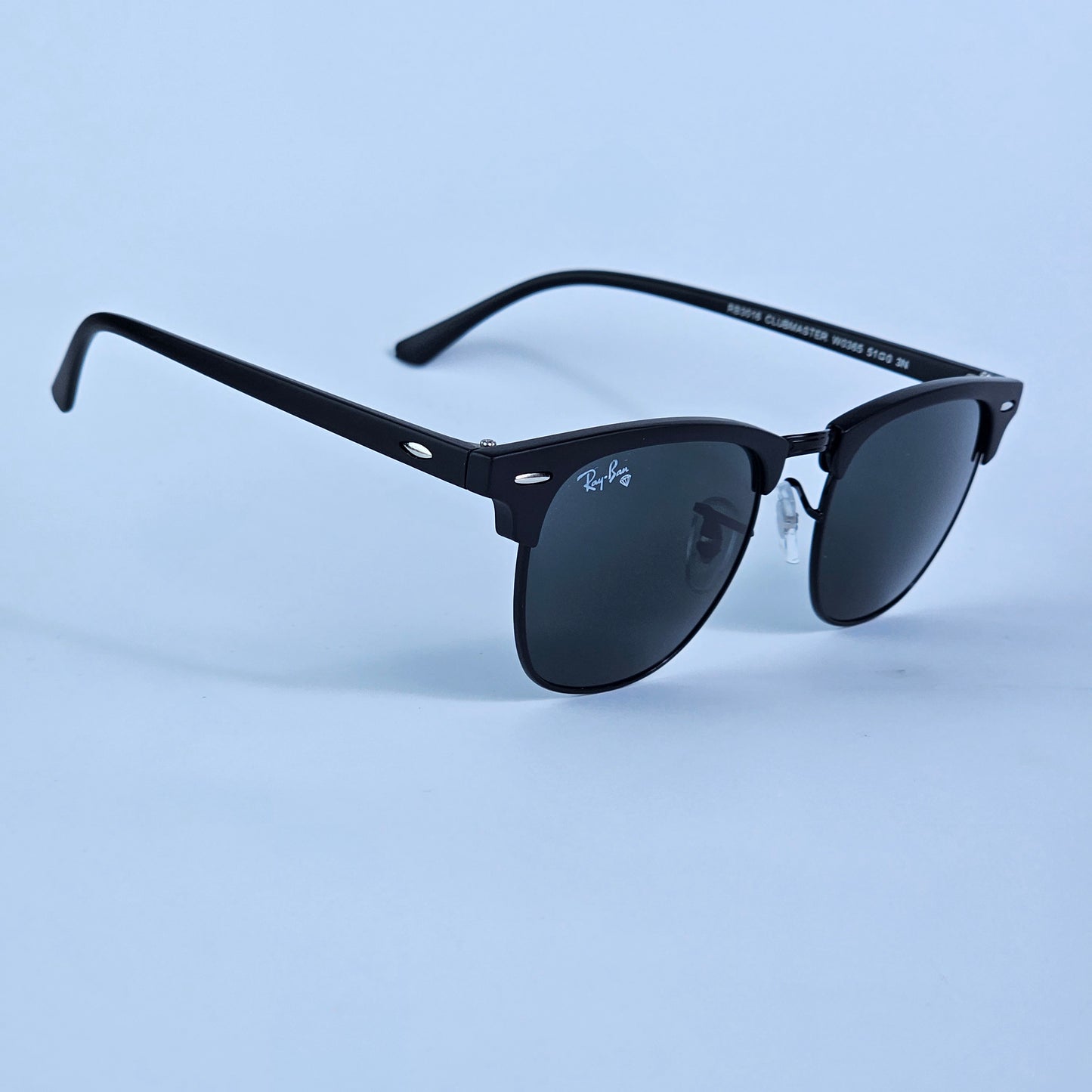 Classic Club Master (GLASS LENS) - RB - 3016 - Black- Unisex