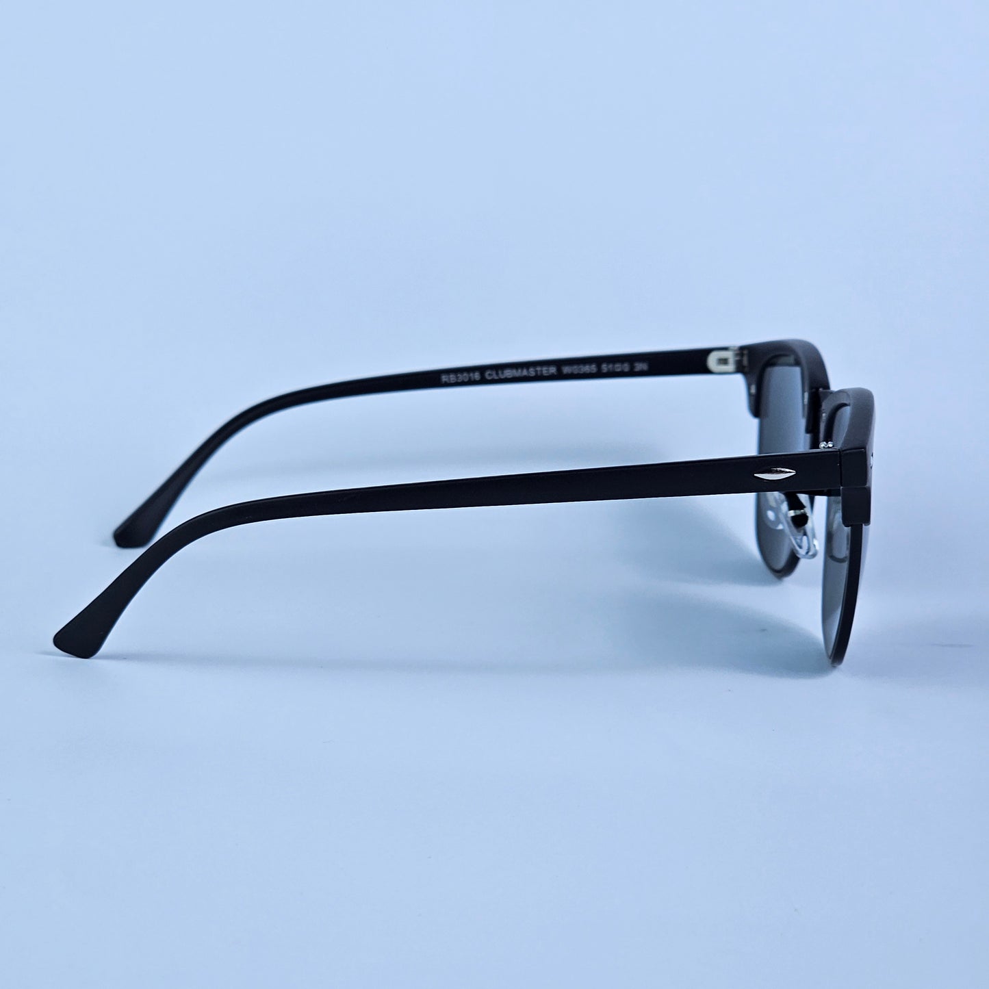 Classic Club Master (GLASS LENS) - RB - 3016 - Black- Unisex