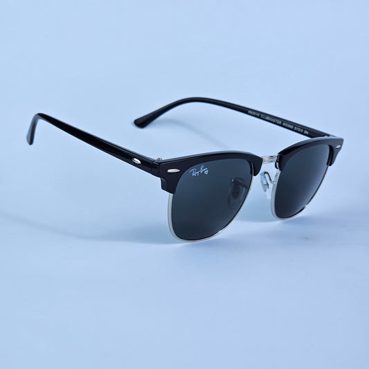 Classic Club Master (GLASS LENS) - RB - 3016 - Silver/Black - Unisex
