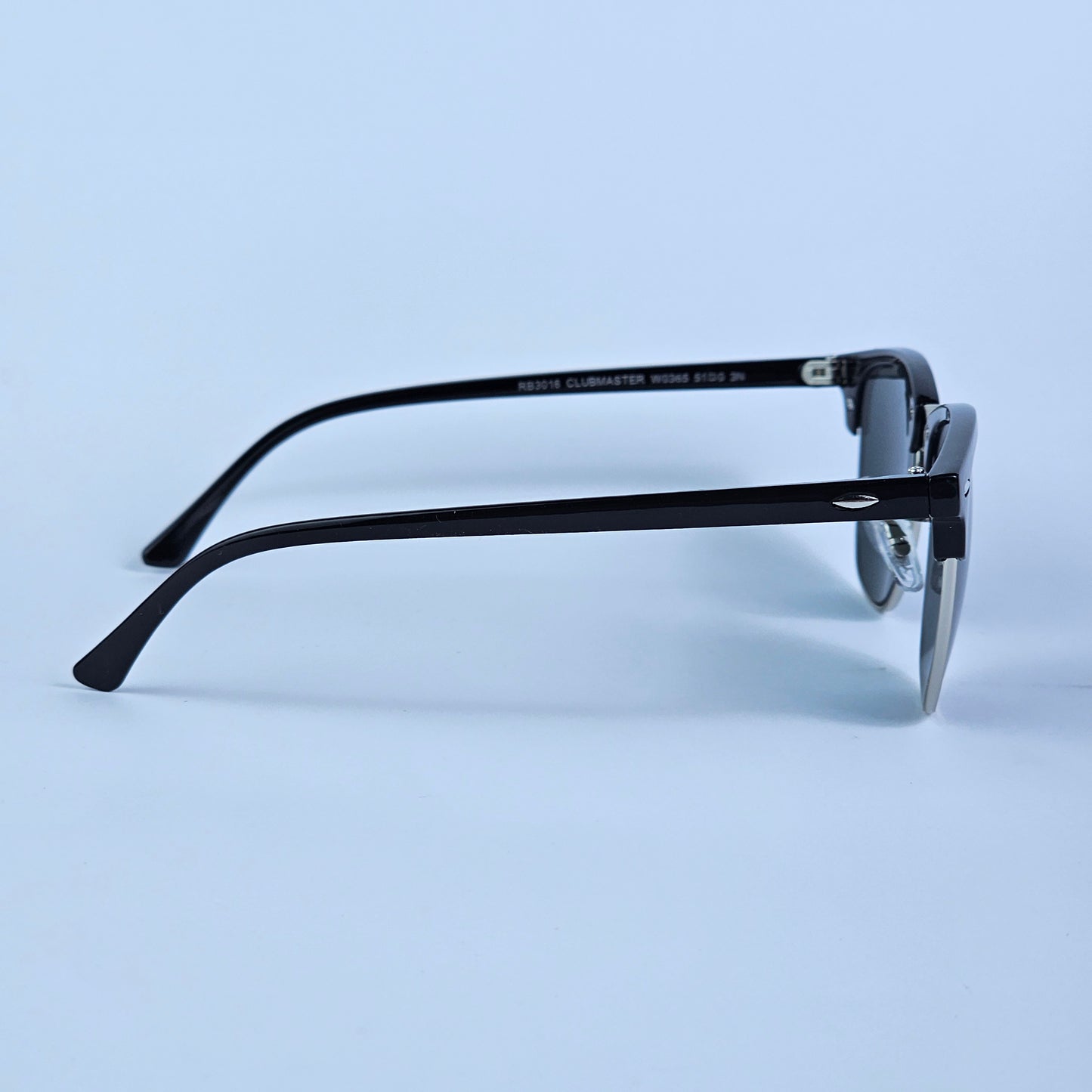 Classic Club Master (GLASS LENS) - RB - 3016 - Silver/Black - Unisex
