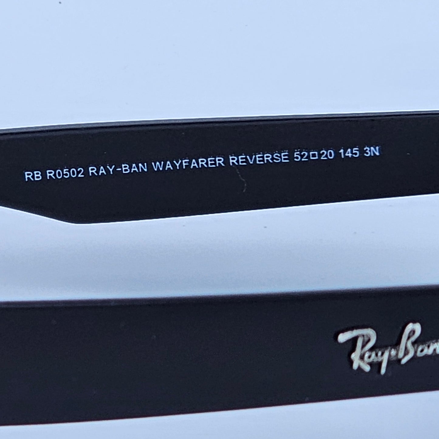 Wayfarer Reverse - RB - R0502 - Black/Green