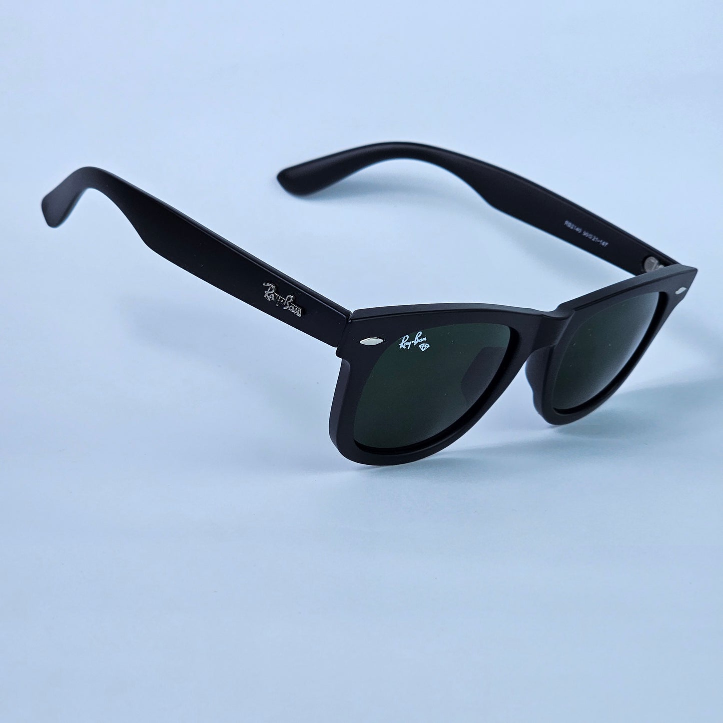 Wayfarer - Double Hinge - RB - 2140 - Black/Green