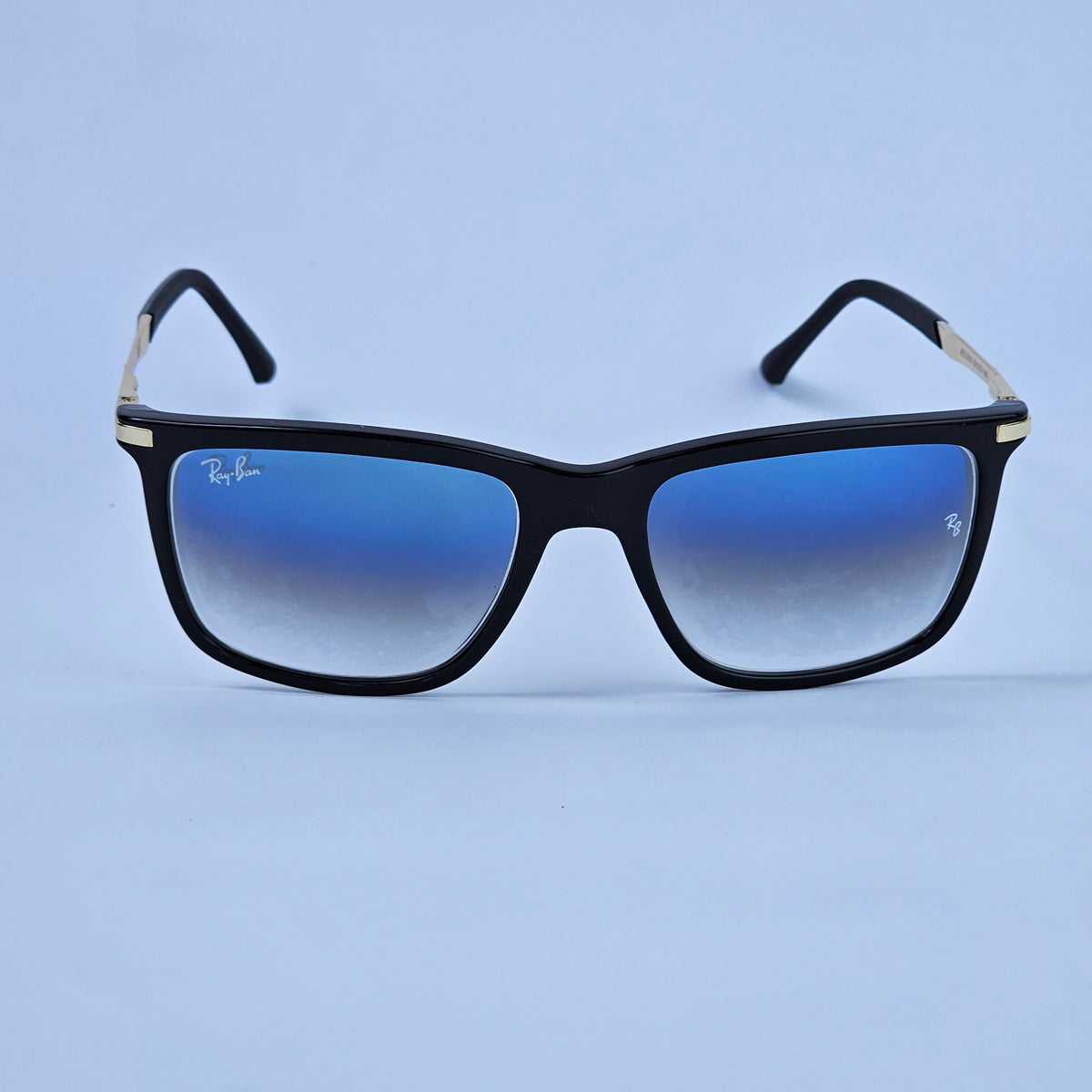 Metal Wayfarer Textured - RB - 3566 - Gold/Blue