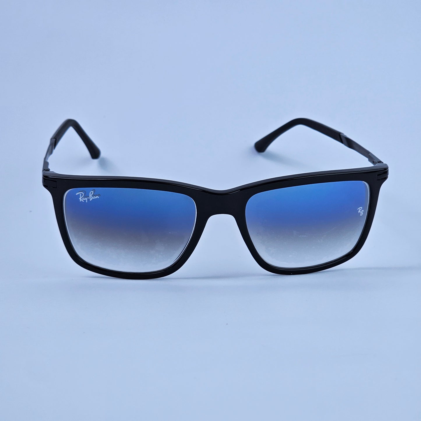 Metal Wayfarer Textured - RB - 3566 - Gun Metal/Blue